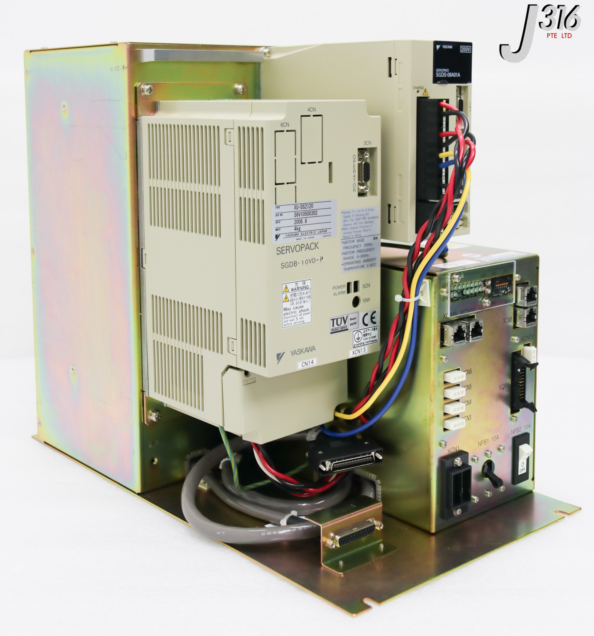 27988 YASKAWA SERVO AMPLIFIER, SGDB-10VD-P, SGDS-08A01A D3550-3 | eBay